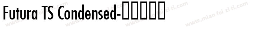 Futura TS Condensed字体转换
